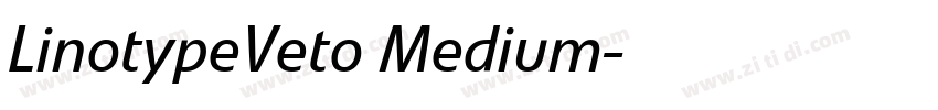 LinotypeVeto Medium字体转换